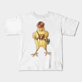 Extremely Serious Photographer Chicken Kids T-Shirt